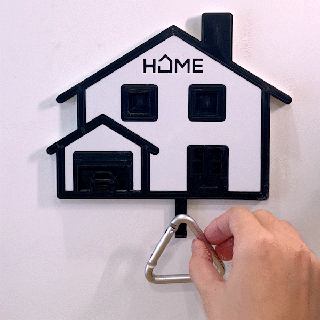 chave suporte parede fácil impressão casa decoração 3d print model - Mito3D
