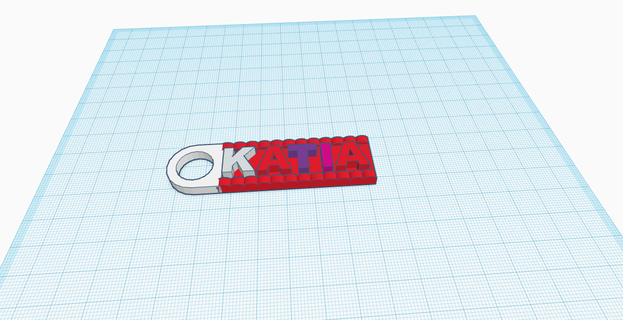 key ring katia Others 3d print model - Mito3D