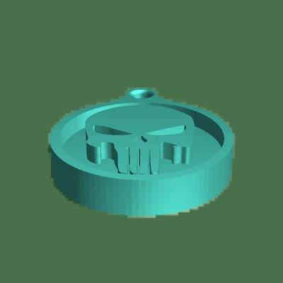 schlüssel ring bestrafer 3d modelle download realität wolke 3d print model - Mito3D