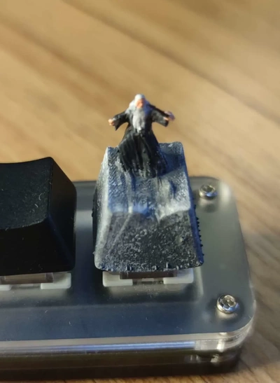 keycap gandalf 3d models download creality cloud 3d print model - Mito3D