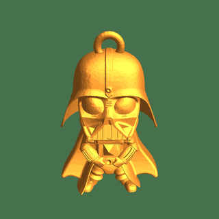 keychain vader Body Parts 3d print model - Mito3D
