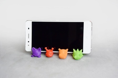 chaveiros animals Smartphone ficar pé animais 3d print model - Mito3D