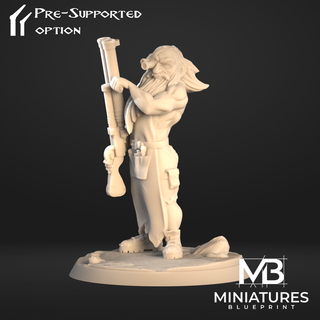 khundique nain scientifique Hommes 3d print model - Mito3D