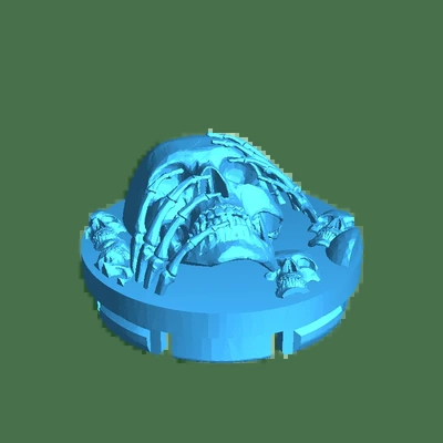 kia skull 3d models download creality cloud 3d print model - Mito3D