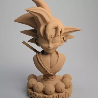 criança Goku 3d modelos baixar crialidade nuvem personagens 3d print model - Mito3D