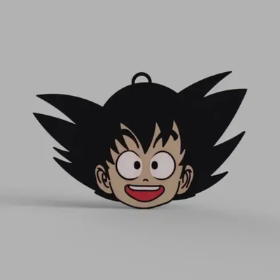 enfant goku porte clés 3d modèles télécharger créalité nuage 3d print model - Mito3D