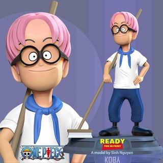kid koby - one piece fanart Fictional Characters 3d print model - Mito3D