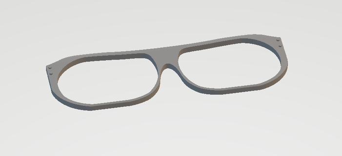kingsman's glasses Fashion 3d print model - Mito3D