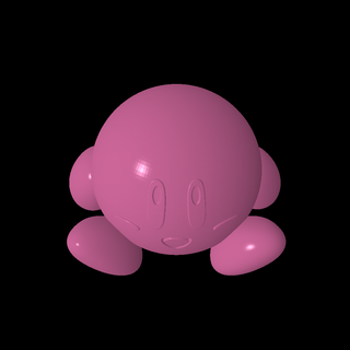 Kirby personaggi 3d print model - Mito3D