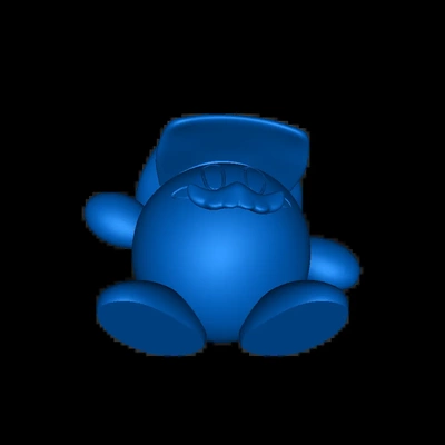 kirby 3d modelli scarica creality nube 3d print model - Mito3D