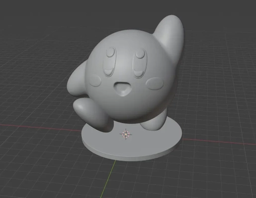 kirby 3d modèles télécharger créalité nuage 3d print model - Mito3D