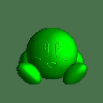 kirby 3d modèles télécharger créalité nuage 3d print model - Mito3D