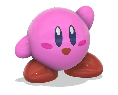 kirby 3d modelli scarica creality nube 3d print model - Mito3D