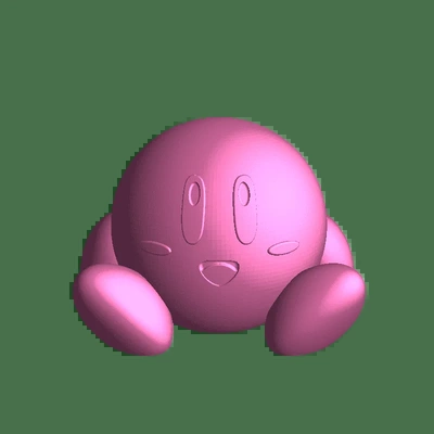 kirby 3d modeller indir creality bulut 3d print model - Mito3D