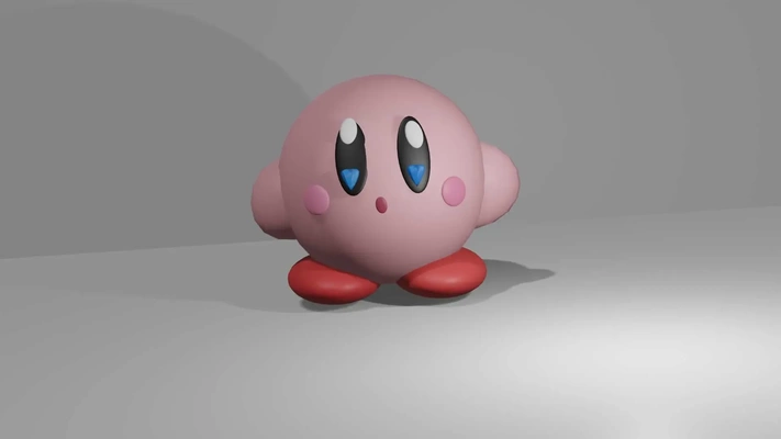 kirby 3d modelli scarica creality nube 3d print model - Mito3D