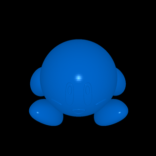 Kirby 3d modelos baixar crialidade nuvem personagens 3d print model - Mito3D