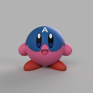 Kirby Amérique personnages 3d print model - Mito3D