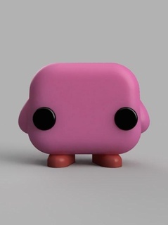 Kirby funko pop personagens 3d print model - Mito3D