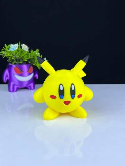 kirby pikachu 3d modèles télécharger créalité nuage 3d print model - Mito3D