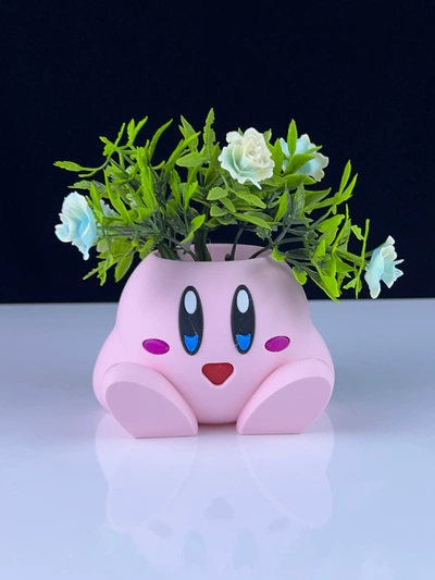 kirby planteur multipart 3d modèles télécharger créalité nuage 3d print model - Mito3D