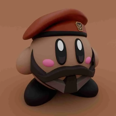 kirby soufre vaillant 3d modèles télécharger créalité nuage 3d print model - Mito3D