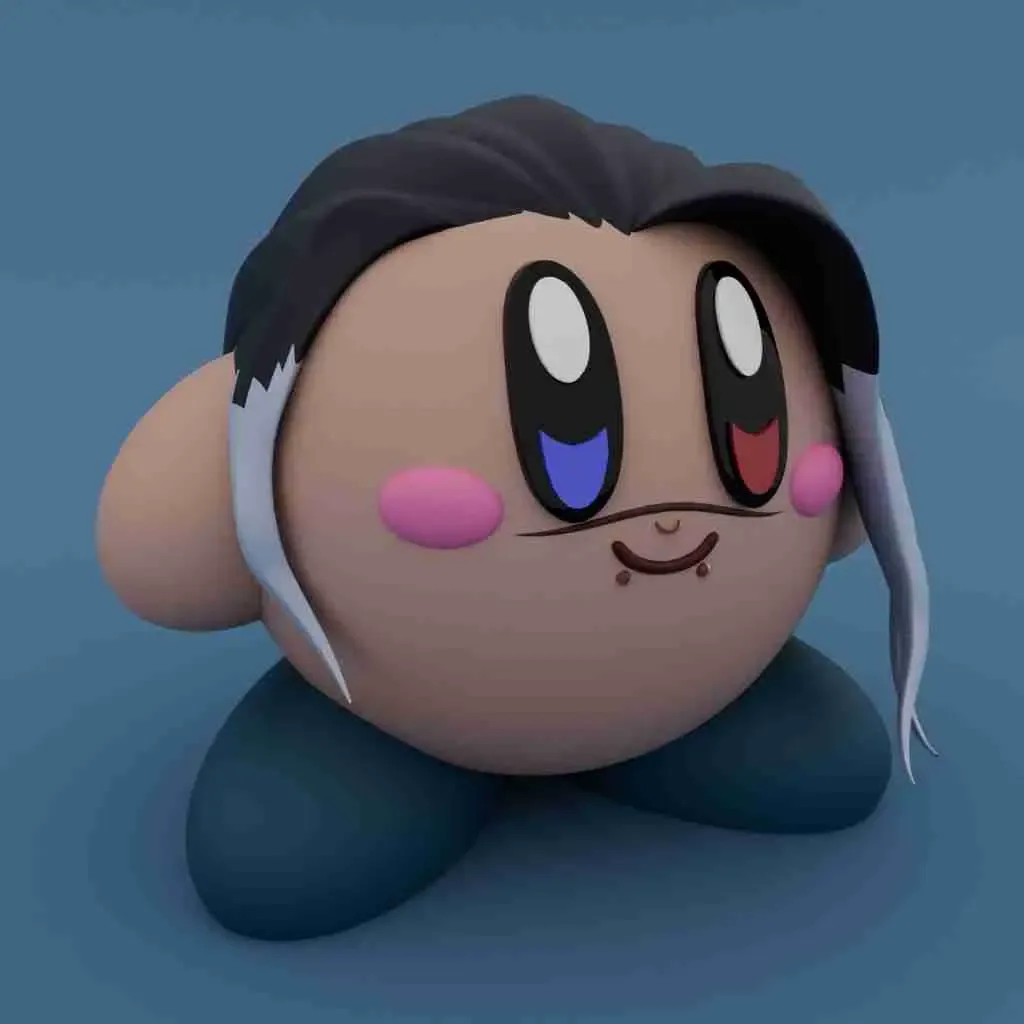 kirby faner vaillant 3d modèles télécharger créalité nuage 3D print model - Mito3D