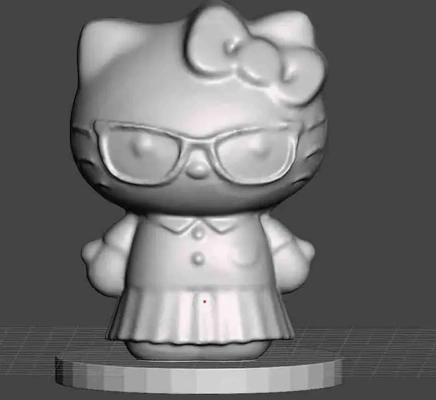 kitty brille 3d modelle download realität wolke 3d print model - Mito3D