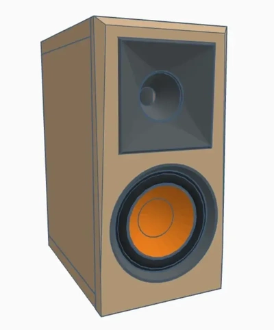 klipsch rp-600m inspired speaker parts 3d models download creality cloud 3d print model - Mito3D