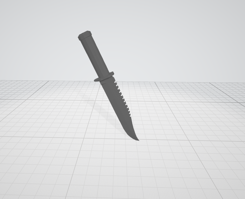 coltello 3d modelli scarica creality nube accessori 3d print model - Mito3D