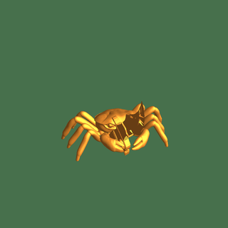 knife crab Others 3d print model - Mito3D