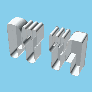 knife fork nestable box v1 Others 3d print model - Mito3D