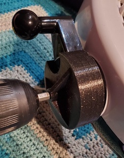 knit quick drill adapter DIY 3d print model - Mito3D