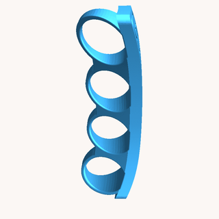 knuckle dusters Jewellery 3d print model - Mito3D