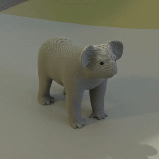coala mamífero 3d print model - Mito3D