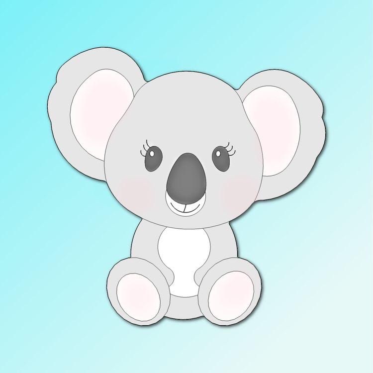 koala ayı kurabiye kesici 10cm boyut yiyecekler 3D print model - Mito3D