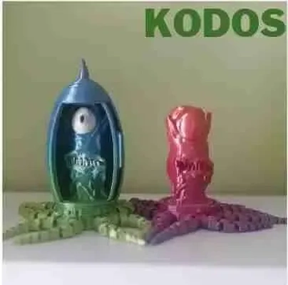 kodos yabancı simpsons mafsallı 3d modeller indir creality bulut 3d print model - Mito3D