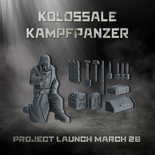 kolossale kampfpanzer project promo bits set Toys & Games 3d print model - Mito3D