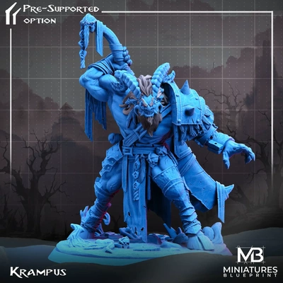 krampus 3d modelos descargar crealidad nube 3d print model - Mito3D