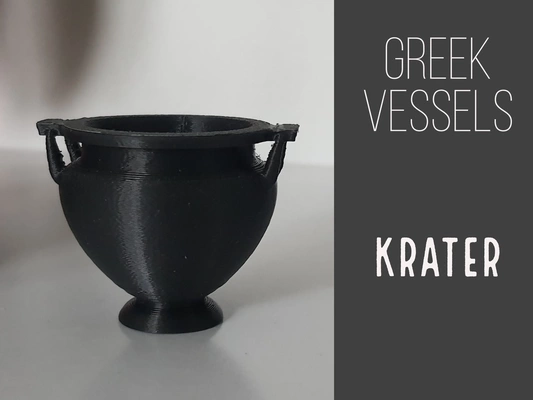 krater griechisch schiff 3d modelle download realität wolke 3d print model - Mito3D