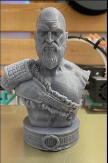 Kratos ficcional personagens 3d print model - Mito3D