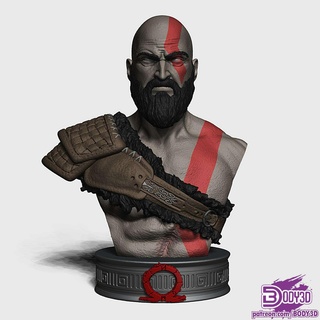 Kratos 3d modelos baixar crialidade nuvem ficcional personagens 3d print model - Mito3D