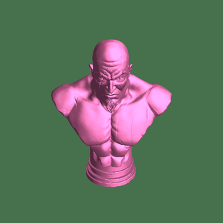kratos ficticio caracteres 3d print model - Mito3D