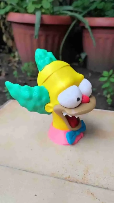 krusty modo küçük 3d modeller indir creality bulut 3d print model - Mito3D