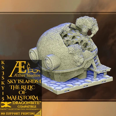 ks3sky15 relic of maelstrom 3d models download creality cloud 3d print model - Mito3D