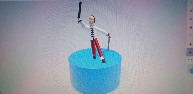 Kung fu Estilo louva a deus tang lang oyuncaklar oyunlar 3d print model - Mito3D