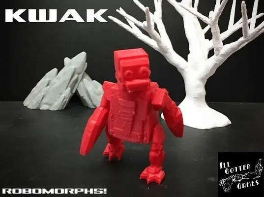 kwak robomorph 3d modelli scarica creality nube 3d print model - Mito3D