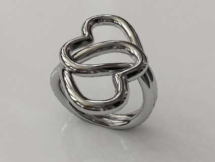 kyra's ring Jewellery 3d print model - Mito3D