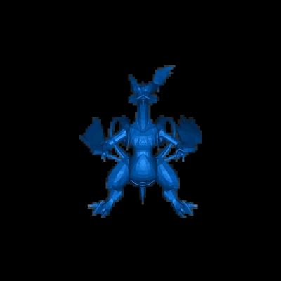 kyurem 3d models download creality cloud 3d print model - Mito3D