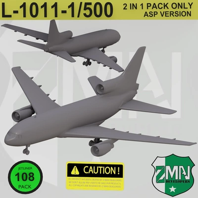 l-1011-500 single asp+stand style-f 3d models download creality cloud 3d print model - Mito3D