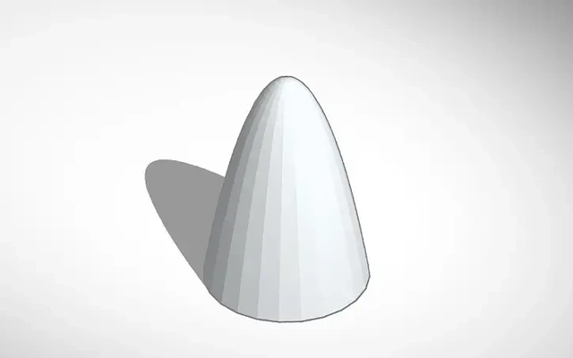 levantado foguete cone 3d modelos baixar crialidade nuvem 3d print model - Mito3D